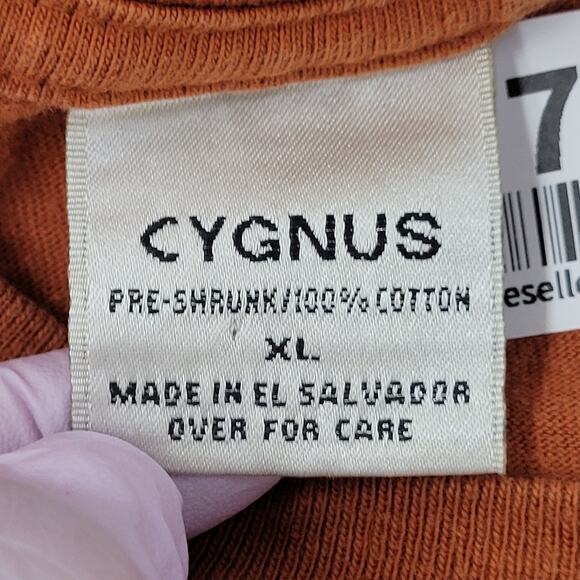 Vintage Funny Caveman Shirt XL 23x27 Geek-Humor Cropped Y2K - Picture 4 of 11